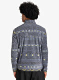 Quiksilver Aker HZ Fleece Polar EQYFT04979-SNA6 Tribal Heritage Flint Stone