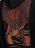 Siyah Erkek Kapüşon Yaka Normal Bel Regular Fit Sweatshirt EQYFT05002ABSTRACT NATURE HOODY
