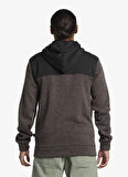 Kahve Erkek Kapüşon Yaka Normal Bel Regular Fit Sweatshirt AQYFT03339KELLER BLOCK ZIP