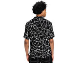 Quiksilver Mercury Chrome Ss Shirt Erkek Günlük Gömlek EQYWT04626-BLMC Siyah