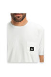Quiksilver Eqyzt08035 Salt Water Pocket Ss Beyaz Erkek T-Shirt