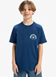 Quiksilver Düz Lacivert Erkek Çocuk T-Shirt EQBZT04852-EV SUMMER ROAD SS YTH