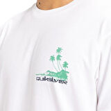 Quiksilver EQYZT08057-908 Palm Lines Ss Erkek Spor Tişört