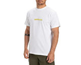 Quiksilver Ev Disconnect Effects Ss Erkek Günlük Tişört EQYZT08049-908 Beyaz