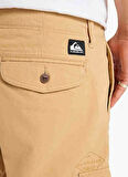 EQYWS03881 CRUCIAL BATTLE CARGO Bej Standart Fit Erkek Şort