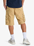 EQYWS03881 CRUCIAL BATTLE CARGO Bej Standart Fit Erkek Şort