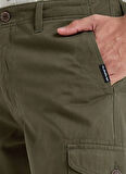 EQYWS03881 CRUCIAL BATTLE CARGO Yeşil Standart Fit Erkek Şort
