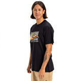 Quiksilver Retro Fade Ss Erkek Siyah Tişört EQYZT08058 Siyah