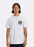 EQYZT08054 CIRCLE BACK SS Beyaz Bisiklet Yaka Normal Kalıp Erkek T-Shirt