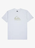 EQYZT08056 SKULL LINES SS Beyaz Bisiklet Yaka Normal Kalıp Baskılı Erkek T-Shirt