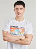 EQYZT08065 SUN FADED SS Beyaz Bisiklet Yaka Normal Kalıp Baskılı Erkek T-Shirt