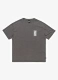 EQYZT08022 GH QS SUNRISE BOWL SS Antrasit Bisiklet Yaka Oversized Baskılı Erkek T-Shirt