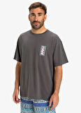 EQYZT08022 GH QS SUNRISE BOWL SS Antrasit Bisiklet Yaka Oversized Baskılı Erkek T-Shirt