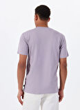 Billabong ARCH CREW SS EBYKT00100 Mor Bisiklet Yaka Regular Fit Düz Erkek T-Shirt
