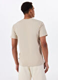 Billabong STACKED ARCH PKT EBYZT00175 Bej Bisiklet Yaka Regular Fit Düz Erkek T-Shirt