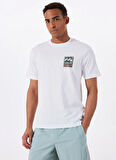 Billabong STAMP SS EBYZT00293 Beyaz Bisiklet Yaka Regular Fit Düz Erkek T-Shirt
