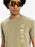 Quiksilver EQYKT04372-TMSH Coastal Run Ss Erkek Spor Tişört