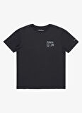 EQYKT04373 LAP TIME SS TEE Siyah Bisiklet Yaka Normal Kalıp Erkek T-Shirt