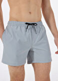 EQYJV04127 EVERYDAY FLEX VOLLEY 15 Gri Normal Bel Standart Kalıp Erkek Şort Mayo