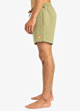 EQYJV04120 EVERYDAY SOLID VOLLEY 15 Haki Normal Bel Standart Kalıp Erkek Şort Mayo