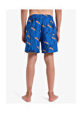 Quiksilver Mavi Erkek Çocuk Şort Mayo EQBJV03514-NEXT GEN VOLLEY YTH 14