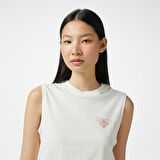 Roxy Essential Energy Boxy Kadın Beyaz Atlet