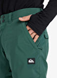 Quiksilver EQYTP03237-ESTATE PT Yeşil Normal Düz Erkek Kayak Pantolonu