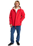 Quiksilver EQYJK04186-RAIN CLOUD 3K JACKET Kırmızı Düz Erkek Mont