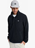 Quiksilver EQYPF03072-NO DESTINATION HS Siyah Dik Yaka Normal Desenli Erkek Polar Sweatshırt