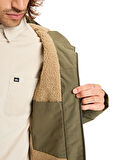 Quiksilver EQYJK04203-OVERCAST 3K PARKA Yeşil Düz Erkek Mont