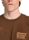 Billabong GROW OG SS Kahve Bisiklet Relaxed Yazı Baskılı Erkek T-Shirt