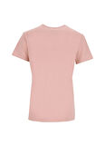 Lauren Ralph Lauren Bisiklet Yaka Pembe Kadın T-Shirt KATLIN-SHORT SLEEVE-t-shirt