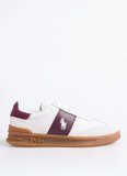 Polo Ralph Lauren Beyaz - Bordo Kadın Sneaker HRT AERA PP