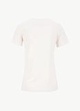 Lauren Ralph Lauren Bisiklet Yaka Ekru Kadın T-Shirt 200980211