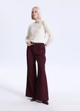Lauren Ralph Lauren Yüksek Bel Standart Kırmızı Kadın Pantolon 200P03483