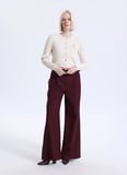 Lauren Ralph Lauren Yüksek Bel Standart Kırmızı Kadın Pantolon 200P03483