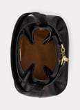 Lauren Ralph Lauren Siyah Kadın Deri El Çantası 431982787001