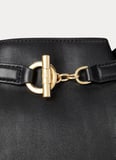 Lauren Ralph Lauren Siyah Kadın Deri El Çantası 431982787001