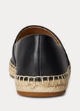 Lauren Ralph Lauren Siyah Kadın Deri Espadril 802P04415001