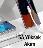 Baseus Super Şarj 1MT 100W Type-C to Type-C Şarj Data Kablosu Laptop Notebook Macbook Pro Şarj Kablo