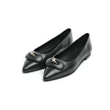 Tek Taş Aksesuarlı Kadın Babet