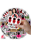Squid Game 57'li Dev Set - Laptop/telefon Sticker Seti