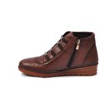 Voyager 7119 Taba Kadın Hakiki Deri Bot