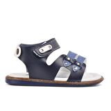 Şiringenç 210107 Lacivert-Kot Mavi Comfort Erkek Çocuk Sandalet