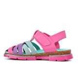 Şiringenç 003 Fuşya-Pembe-Mor Comfort Kız Çocuk Sandalet