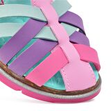 Şiringenç 003 Fuşya-Pembe-Mor Comfort Kız Çocuk Sandalet