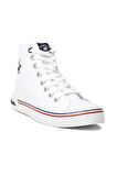 Po-10141 Beyaz Kadın Bilek Boy Sneaker