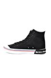 Po-10151 Siyah Bilek Boy Sneaker