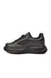 Darkstep 153 Siyah Kalın Taban Kadın Sneaker