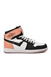 Lambırlent 8070 Siyah-Beyaz-Pudra Kadın Bilek Boy Sneaker
